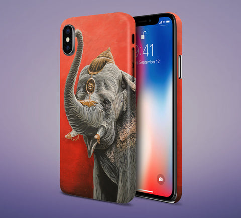 Circus Elephant Phone Case for iPhone, Samsung, and Google